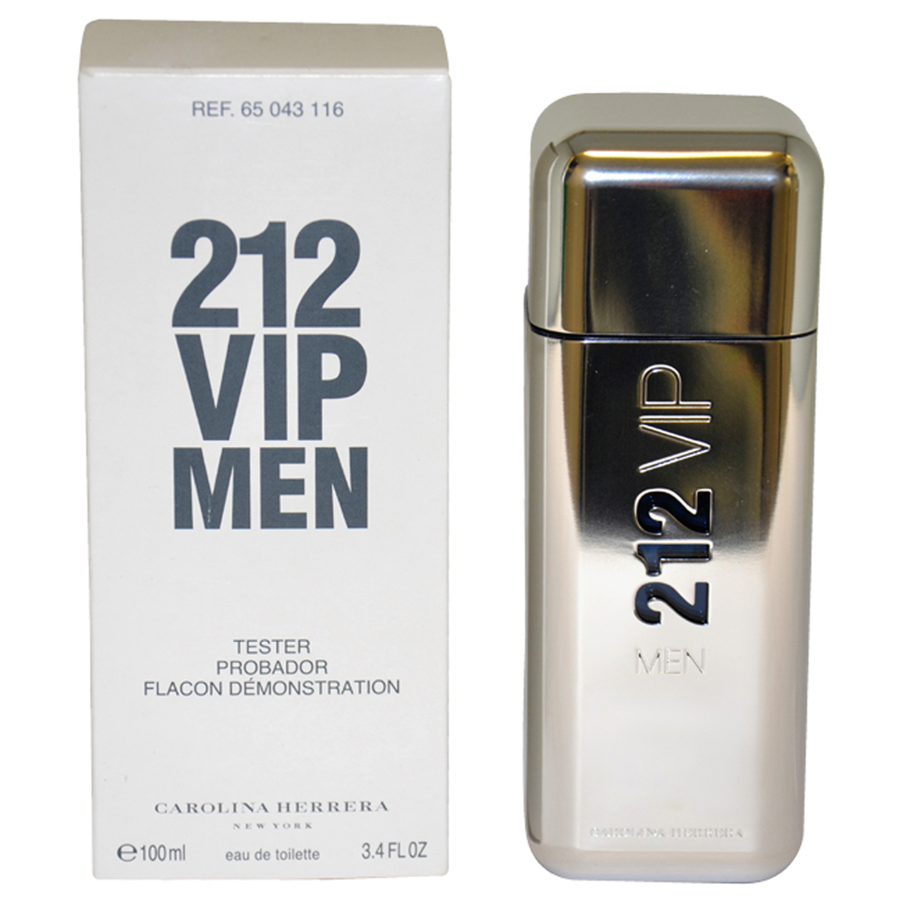 212 VIP by Carolina Herrera for Men - 3.4 oz EDT Spray (Tester)